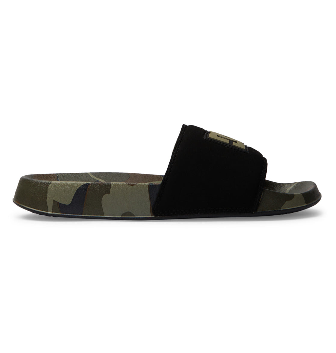 Men's Camouflage Slippers, Black and White Camouflage Tactical outlets Slide Sandals for Men, White or Black Sole, Sizes 6-14.5