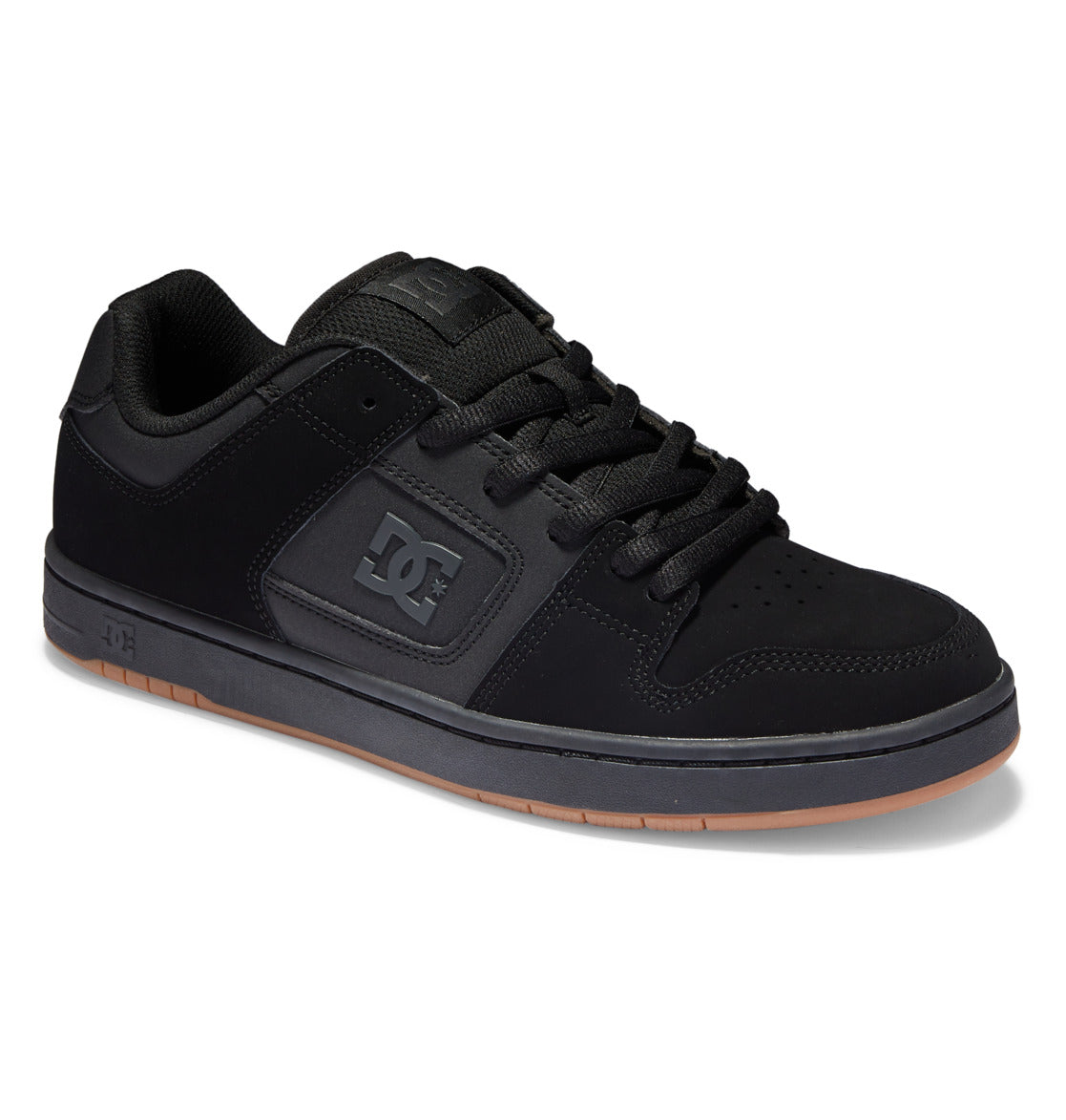 Black fashion leather dc shoes