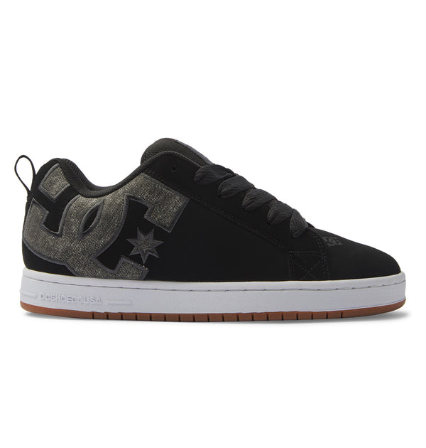 Men's Court Graffik Shoes - Black Wash