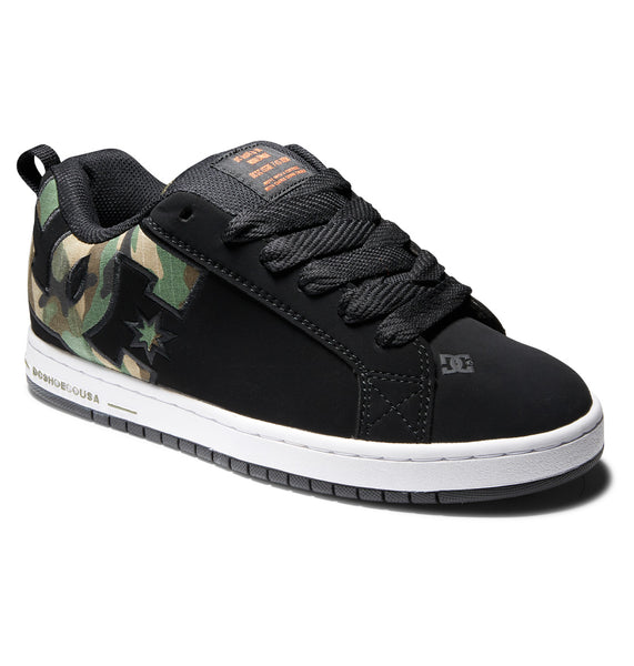 Men's Court Graffik Shoes - Black Camouflage