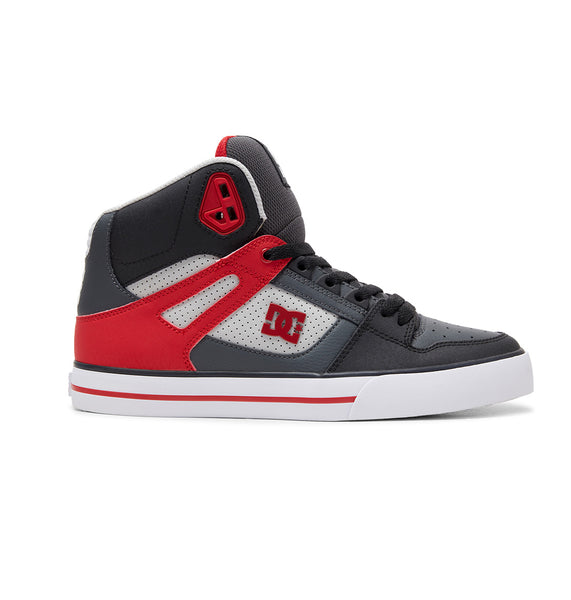 Men's Pure High-Top Shoes - Grey/Red