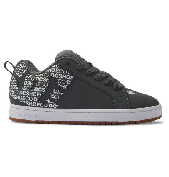 Men's Court Graffik Shoes - Dark Grey/White