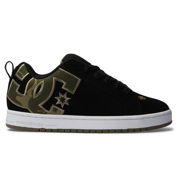 Men's Court Graffik Shoes - Black/Black/Green