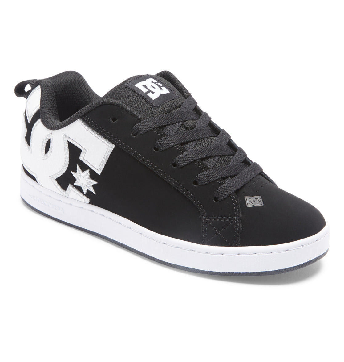 Women's Court Graffik Shoes - Black/White Stencil