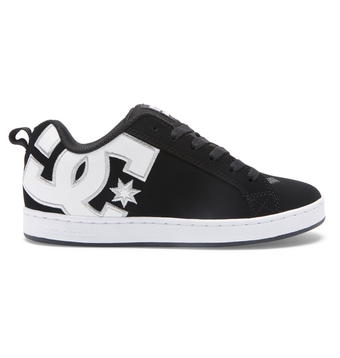 Women's Court Graffik Shoes - Black/White Stencil