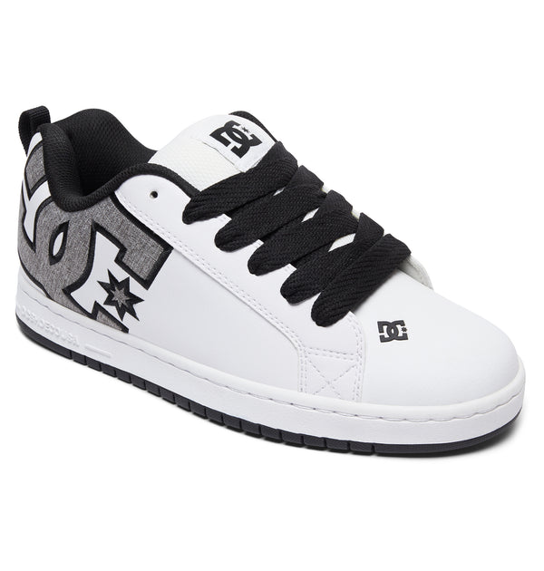 Men's Court Graffik Shoes - White/Heather Grey