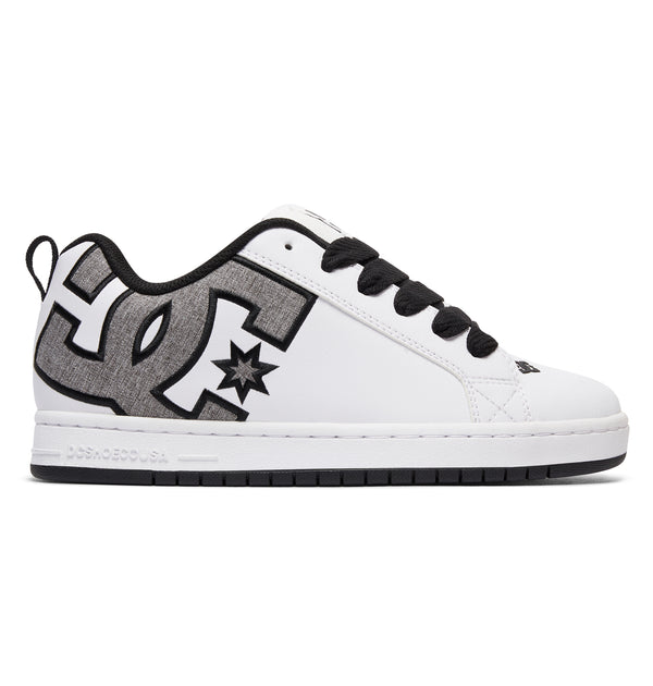 Men's Court Graffik Shoes - White/Heather Grey