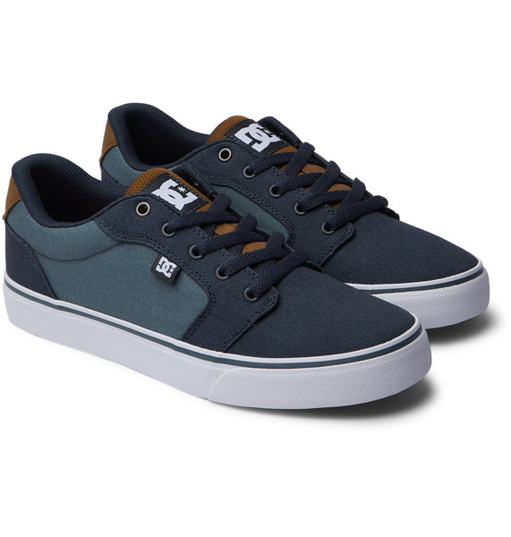 Men's Anvil Canvas Shoes - Blue/Brown/White