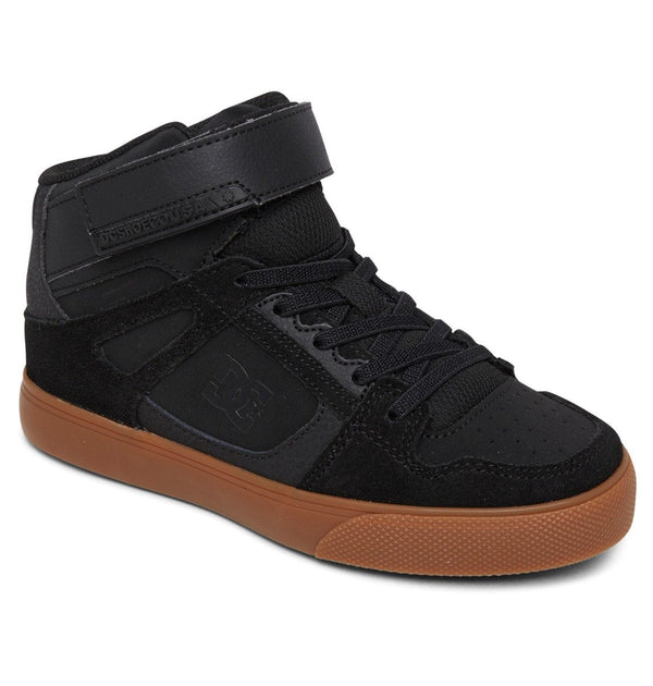 Kids' Pure High Elastic Lace High-Top Shoes - DC Shoes