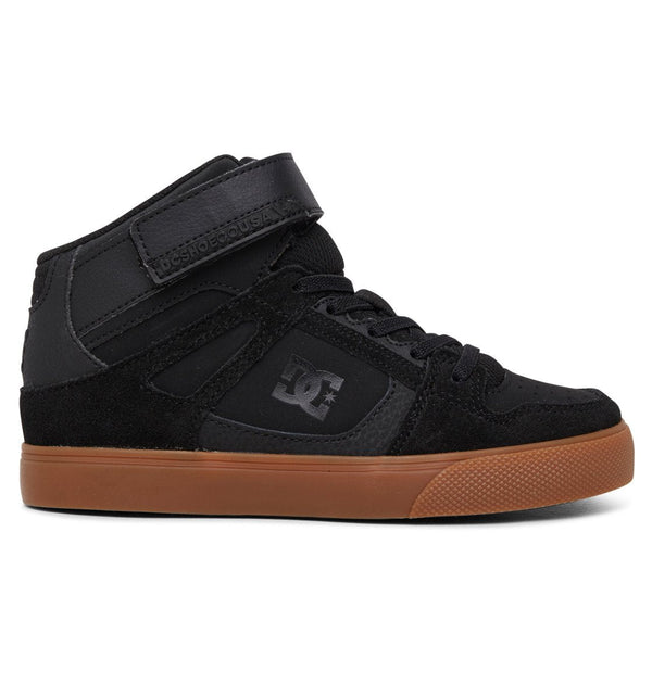 Kids' Pure High Elastic Lace High-Top Shoes - DC Shoes