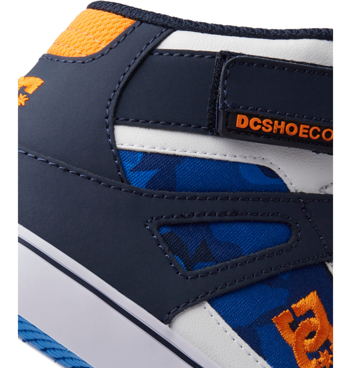 Kids' Pure High Elastic Lace High-Top Shoes - Shady Blue/Orange