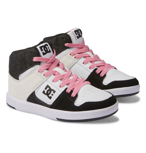 Kids' Pure HI High-Top Elastic Lace Shoes - DC Shoes