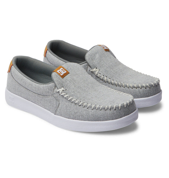 Men's Villain Slip-On Shoes - White/White/Lt Grey