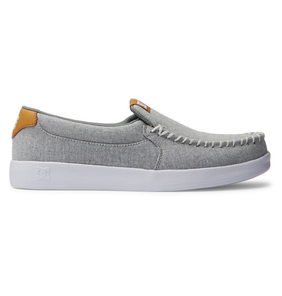 Men's Villain Slip-On Shoes - White/White/Lt Grey