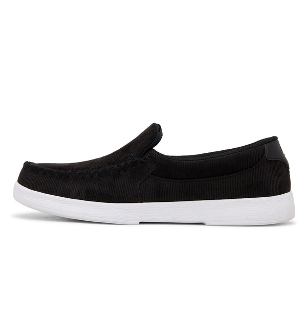 Men's Villain Slip-On Shoes - Black/Black/White