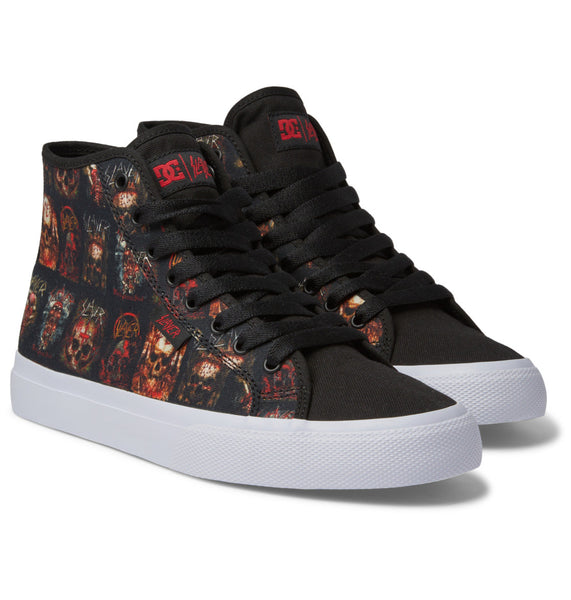 Men's DC x Slayer Manual Hi High-Top Shoes - DC Shoes