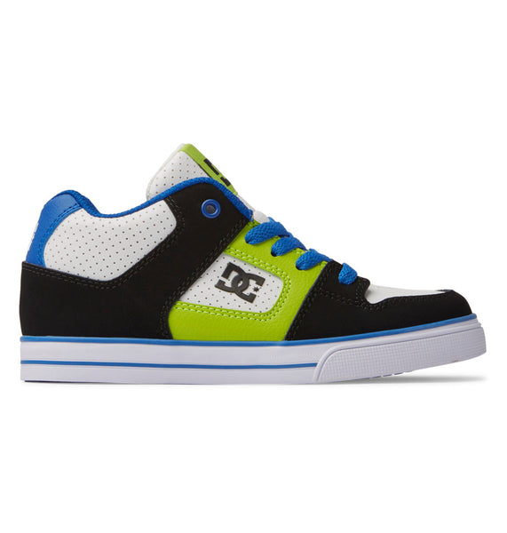 Kids' Pure MID Mid-Top Shoes - Black/Blue/Green